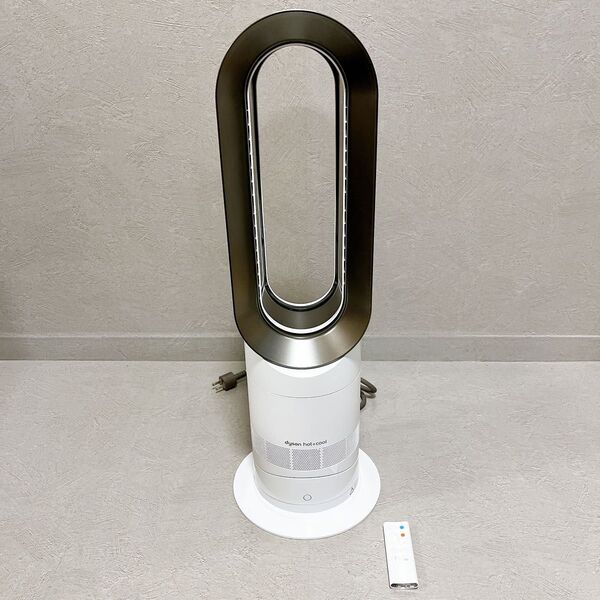 ダイソン dyson AM09 セラミックファンヒーター hot cool リモコン 美品 ホワイト