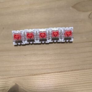 ゲーミングキーボード 赤軸 5個