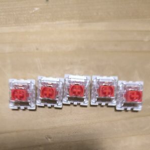 ゲーミングキーボード 赤軸 5個