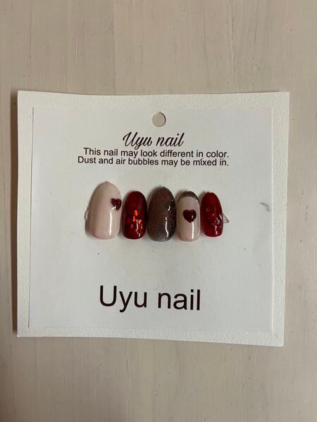 フラッシュネイルチップ バレンタイン