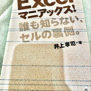 再出品可 Excelマニアックス!誰も知らない、セルの裏側 超稀少本 美品