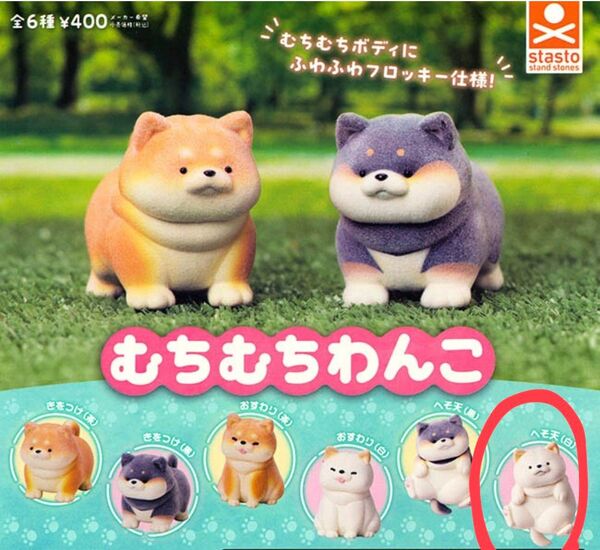 むちむちわんこガチャガチャ
