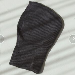 【外袋あり・未使用品】バラクラバ ネックタイプ ブラック 黒 ネックウォーマー ニットキャップ 防寒
