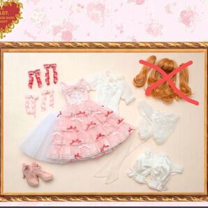 SDgrゆめぴ/デフォルト衣装/服ドレス靴セットmeets・BABY, THE STARS SHINE BRIGHT※ウィッグ欠品