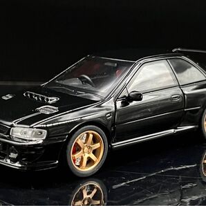 SUBARU / スバル インプレッサ STi 1/32 ミニカー ブラック H190