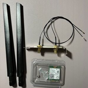 Intel WiFi7 BE200 アンテナKITハーフハイト