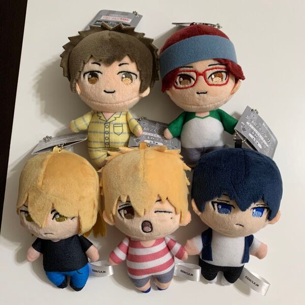 忘却バッテリー モーニングルーティン ぬいぐるみマスコット5点セット