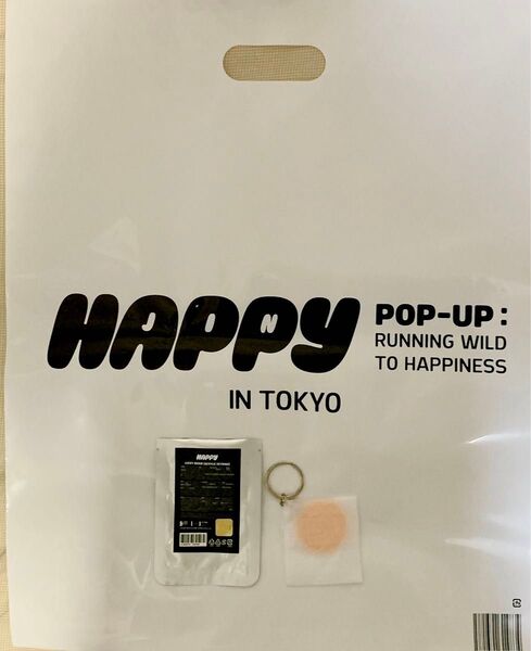 【ショッパー付】BTS JIN ジン ラキドロ キーリング ラスマイル HAPPY POP-UP ラッキードロー ポップアップ
