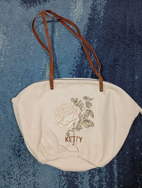 KETTY 花刺繍トートバッグ