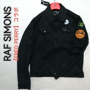♂新品・コラボ・Gジャン♂【RAF SIMONS×FRED PERRY】黒 S
