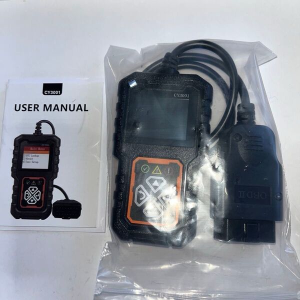 OBD2スキャナー 自動車用故障診断機 CY3001 2025年モデル 未使用新品 元箱付き