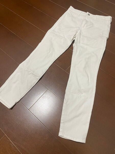 ホワイト スキニーパンツ H&M 白 36 ストレッチ