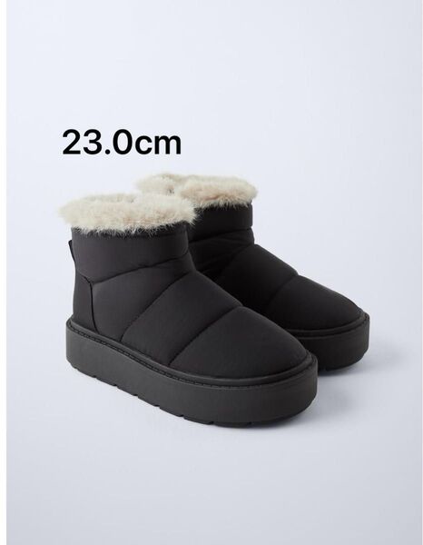 ZARA kids ブーツ 黒 23cm