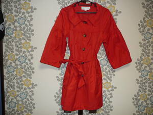  Jill Stuart spring coat red S ( stock ) sun e- Inter National 