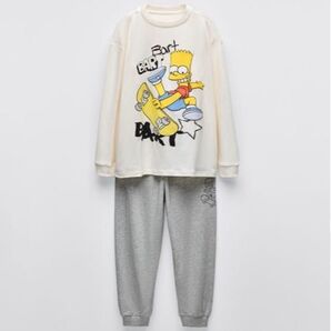 ZARAキッズ シンプソンズ 上下セット キッズ 120