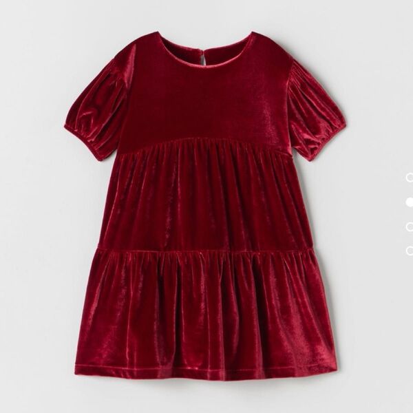 ZARAベビー ベルベット ワンピース 95 98 100 子ども服