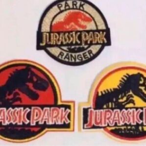 ジュラシックパーク アイロンワッペン 3点セット 新品
