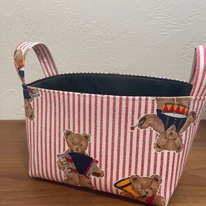☆ハンドメイド 布バスケット(小)☆
