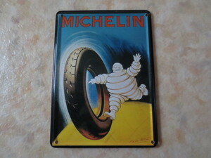  Michelin viva n dam metal plate * Британия машина * French голубой *MICHELIN*BIBENDUM* шина man * Renault Citroen * French голубой 