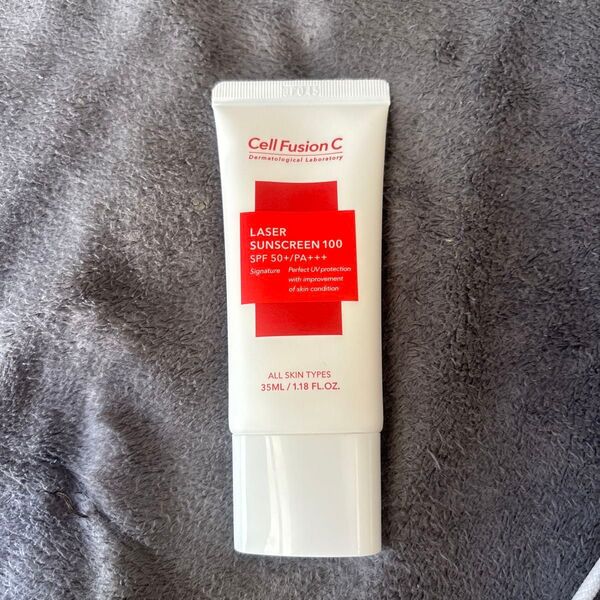 今話題の日焼け止め Cell Fusion C LASER SUNSCREEN 100 SPF50+/PA+++