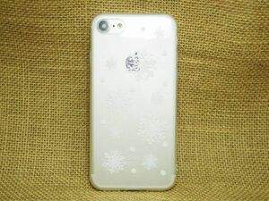 iPhone 7/8 雪 SNOW ソフトケース クリア カバー 透明 TPU #2