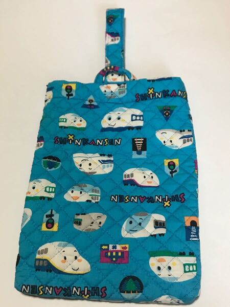 しんかんせん★上履き袋★ シューズバッグ★ シューズケース★ハンドメイド★ 靴袋