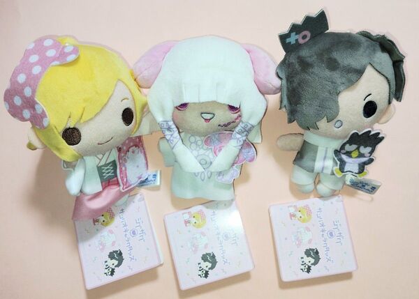 【全3種類セット】真天地開闢集団ジグザグ×サンリオキャラクターズ ぬいぐるみマスコット vol.2