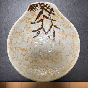 お皿 笹デザイン