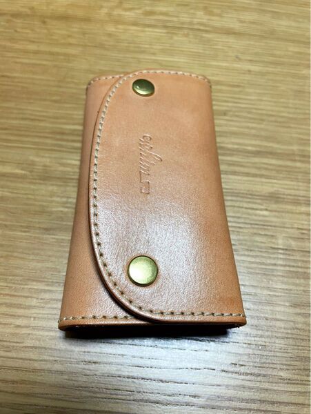 whim ウィム 姫路産レザー ヌメ革 BLISSブリス キーケース ナチュラル 美品