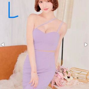 dazzy デイジーストア 新品未使用未開封 Lサイズ パープル 天海リコさん着用 キャバドレス