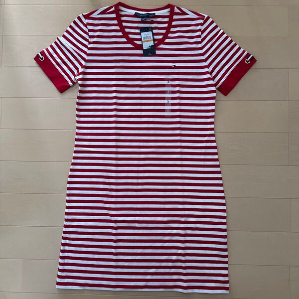 【新品】Tommy Hilfiger トミーヒルフィガー ワンピース ドレス 半袖