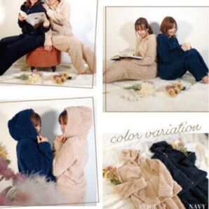 新品 ノエラ 部屋着 もこもこ ふわふわ ルームウェア 冬 パジャマ