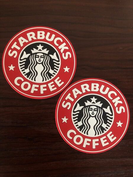 スターバックス コースター 赤 2枚
