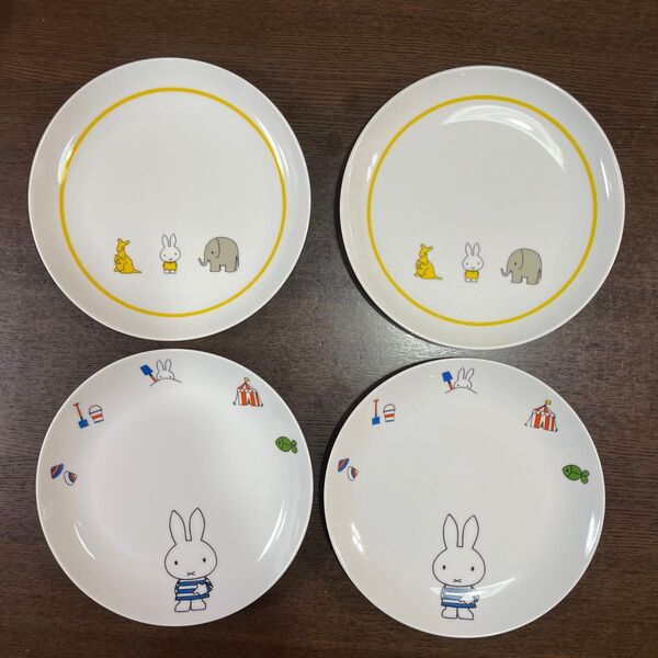 【非売品】中古品ミッフィーお皿4枚セット LAWSON