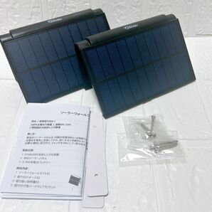 ソーラーライト 屋外 3方向照明 暖色 ウォールライト ソーラーデッキライト フェンスライト LED ガーデンライト IP65防水