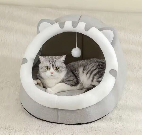 猫のベッド 犬 ベッド ドーム 小型犬用 猫 寝床 洗える ペットベッド