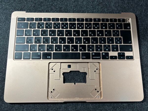 MacBook Air M1 2020 A2337 日本語JISキーボード パームレスト 部品 中古 ゴールド