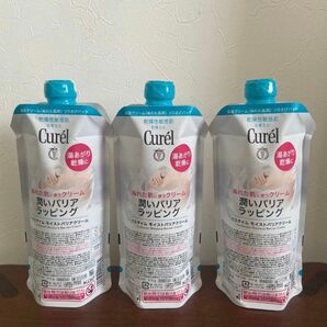 花王 Curel キュレル バスタイムモイストバリアクリーム付け替え用 310g×3袋