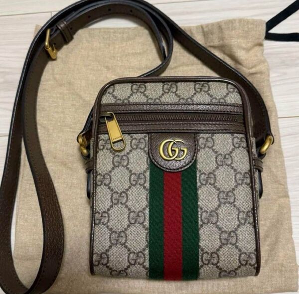 Gucci GG オフディア シェリーライン ショルダーバッグ