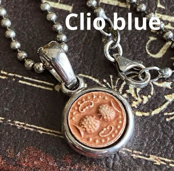 925 Clio blue クリオブルー お魚 ネックレス