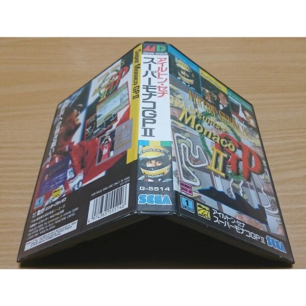 箱のみ スーパーモナコGP アイルトンセナ メガドライブ MD
