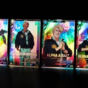 ジム・カスタム サウス・バニング ベイト モンシア 4枚セット 機動戦士ガンダム アーセナルベース FORSQUAD
