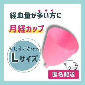 生理用品 繰り返し使えるから経済的!経血量が多い方月経カップLサイズ×1