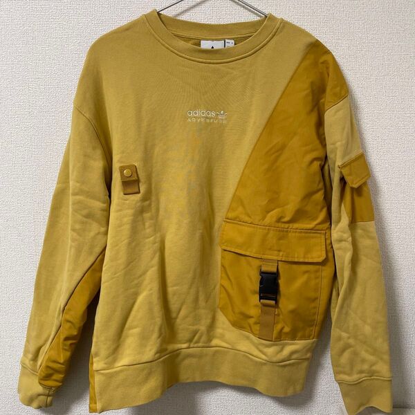 adidas originals イエロー トレーナー メンズ M