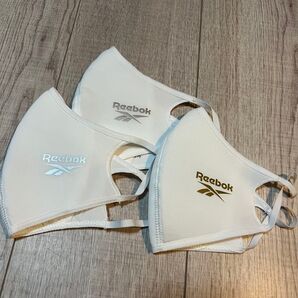 リーボック フェイスカバー 白 フリーサイズ 3枚セット 未使用品