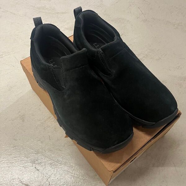 廃盤 デッドストック L.L.Bean ブラック モックシューズ スリッポン ブラック