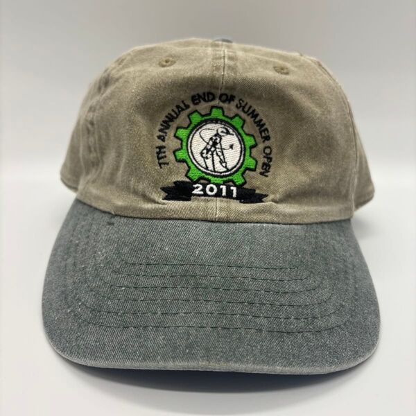 Cobra コブラ ゴルフ オープン大会 刺繍ワッペンロゴ 2トーンカラーキャップ ストラップバック 6パネル