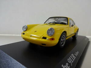 A-8　1/43　ポルシェ911R　イエロー　ダイキャストモデルカー　Corretto Cllezione