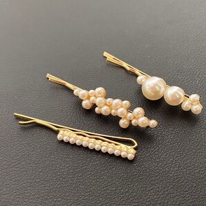 髪留め アクセサリー パール ヘアピン