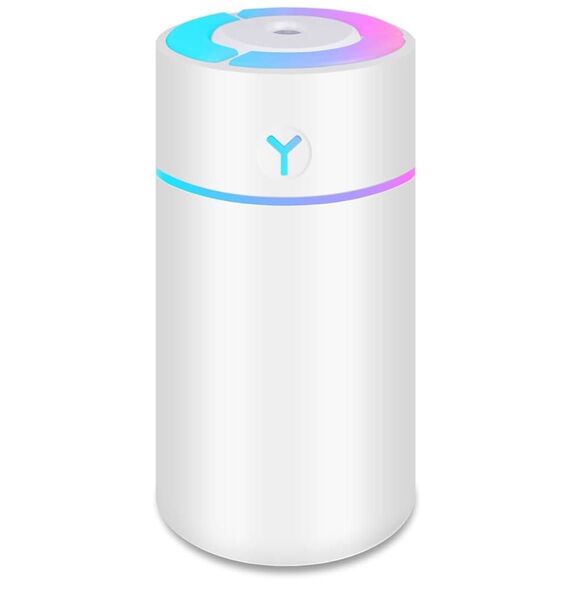 加湿器 卓上 小型 【2025新型 7色LEDライト】超音波加湿器 充電式